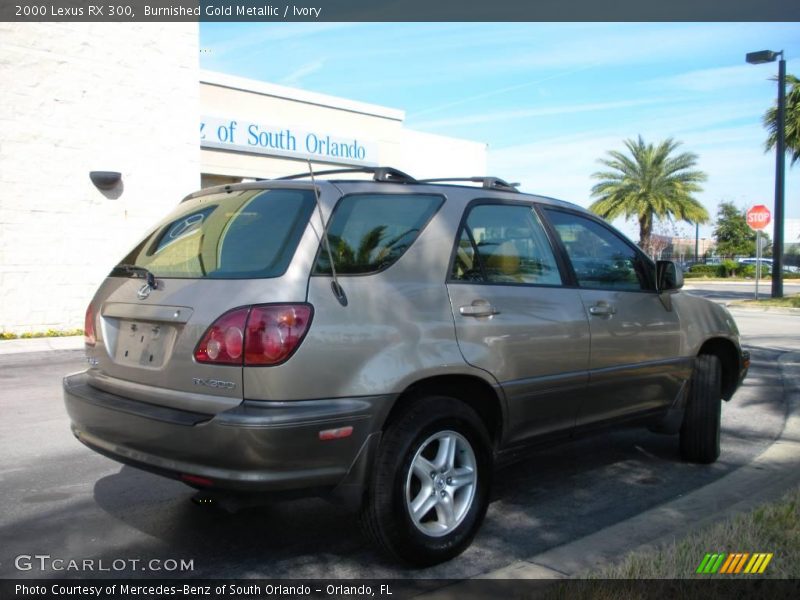 Burnished Gold Metallic / Ivory 2000 Lexus RX 300