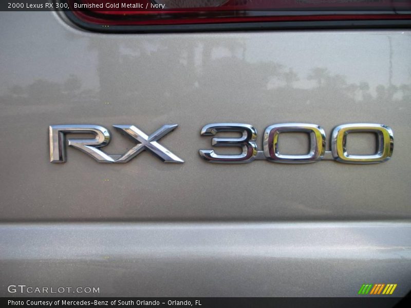 Burnished Gold Metallic / Ivory 2000 Lexus RX 300