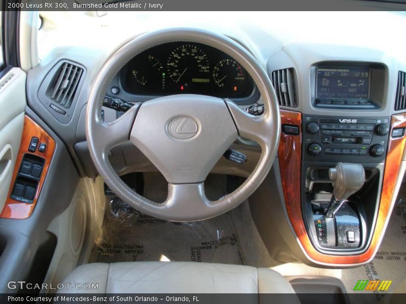 Burnished Gold Metallic / Ivory 2000 Lexus RX 300