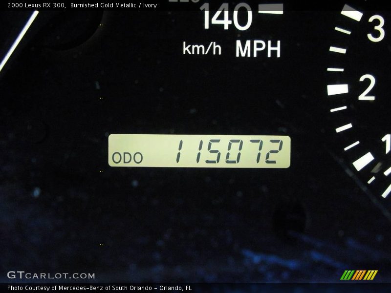 Burnished Gold Metallic / Ivory 2000 Lexus RX 300