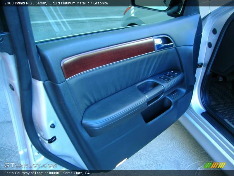 Liquid Platinum Metallic / Graphite 2008 Infiniti M 35 Sedan