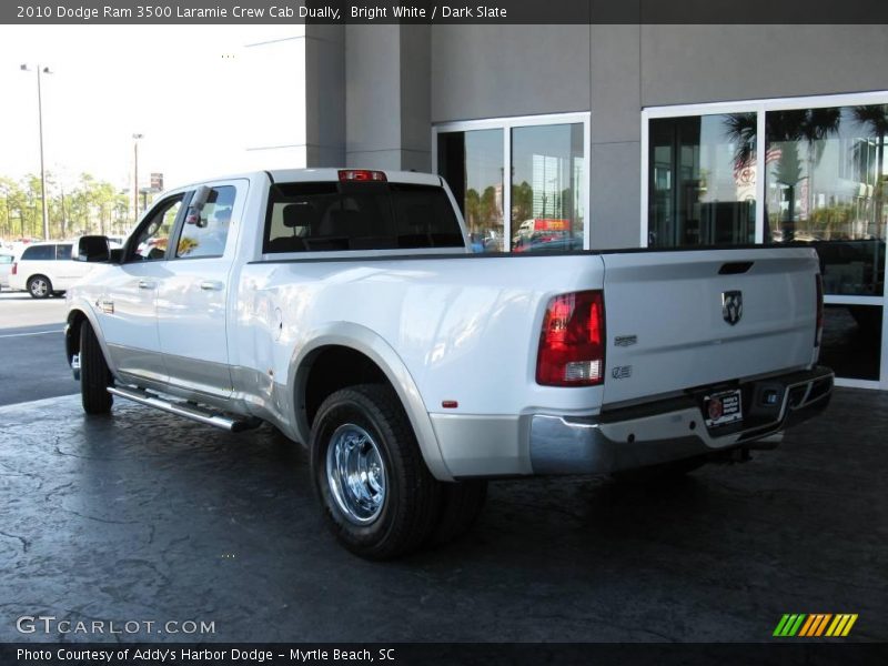 Bright White / Dark Slate 2010 Dodge Ram 3500 Laramie Crew Cab Dually