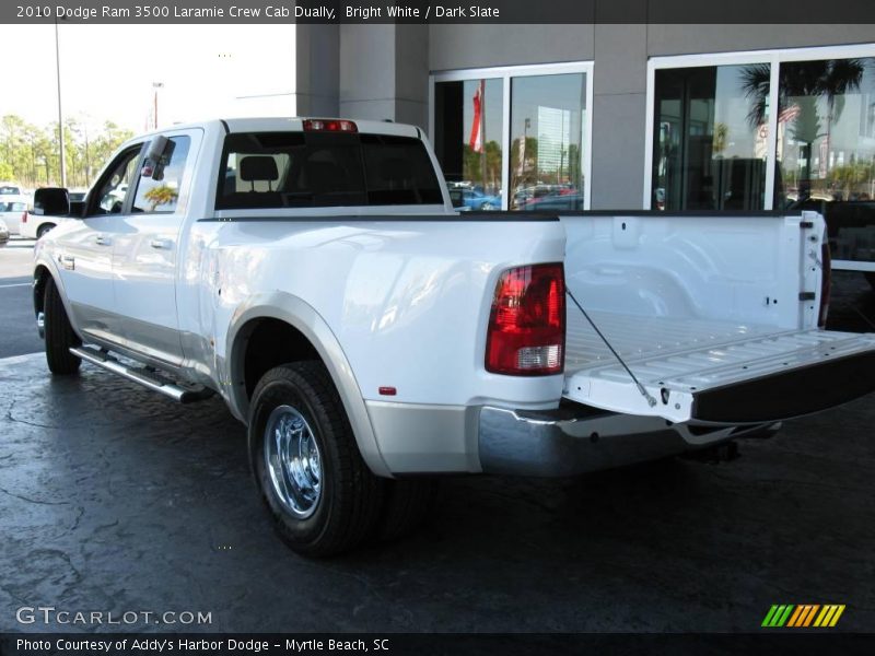 Bright White / Dark Slate 2010 Dodge Ram 3500 Laramie Crew Cab Dually