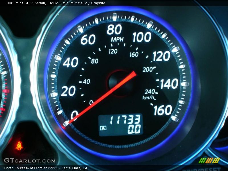 Liquid Platinum Metallic / Graphite 2008 Infiniti M 35 Sedan