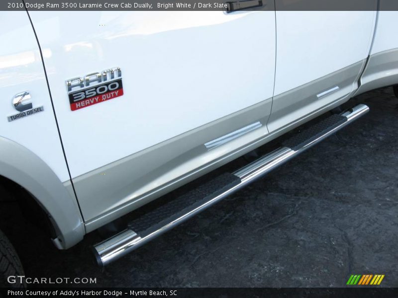 Bright White / Dark Slate 2010 Dodge Ram 3500 Laramie Crew Cab Dually