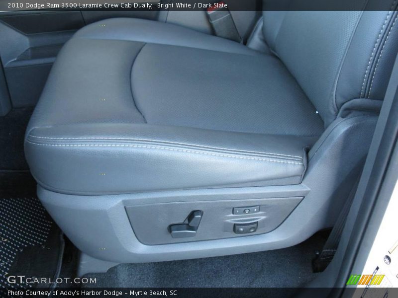 Bright White / Dark Slate 2010 Dodge Ram 3500 Laramie Crew Cab Dually