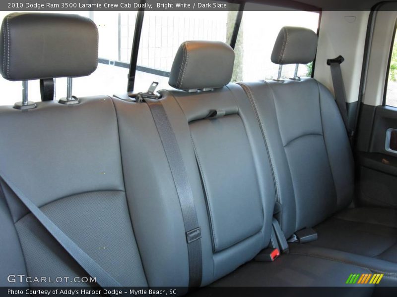 Bright White / Dark Slate 2010 Dodge Ram 3500 Laramie Crew Cab Dually