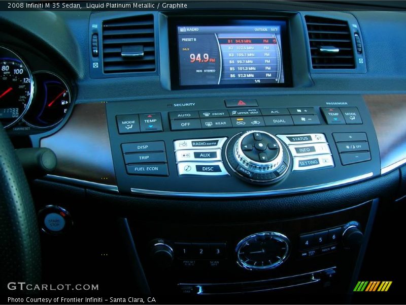 Liquid Platinum Metallic / Graphite 2008 Infiniti M 35 Sedan