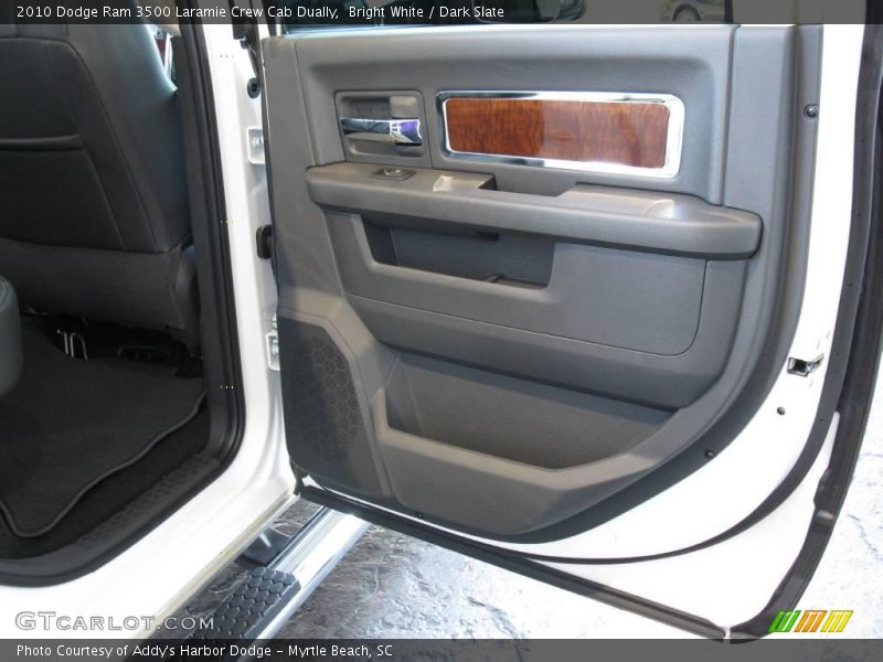 Bright White / Dark Slate 2010 Dodge Ram 3500 Laramie Crew Cab Dually