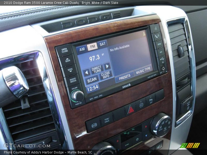 Bright White / Dark Slate 2010 Dodge Ram 3500 Laramie Crew Cab Dually