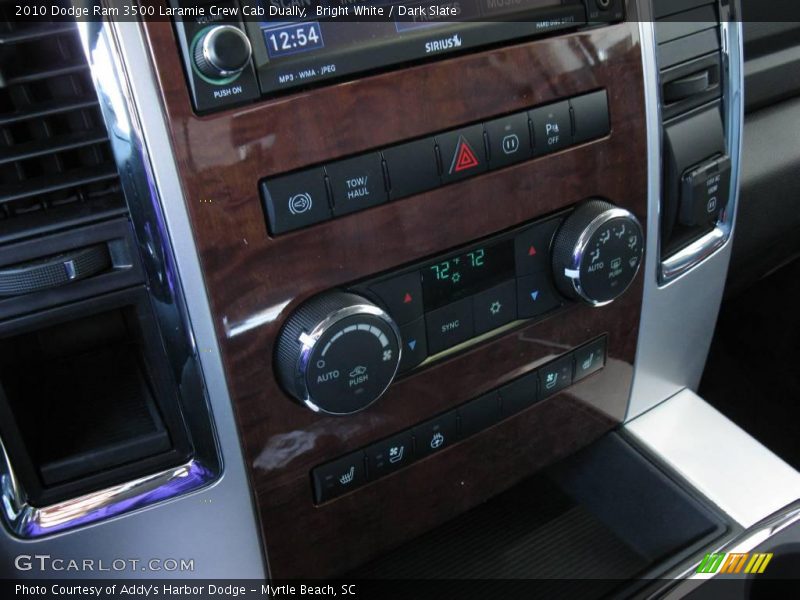 Bright White / Dark Slate 2010 Dodge Ram 3500 Laramie Crew Cab Dually