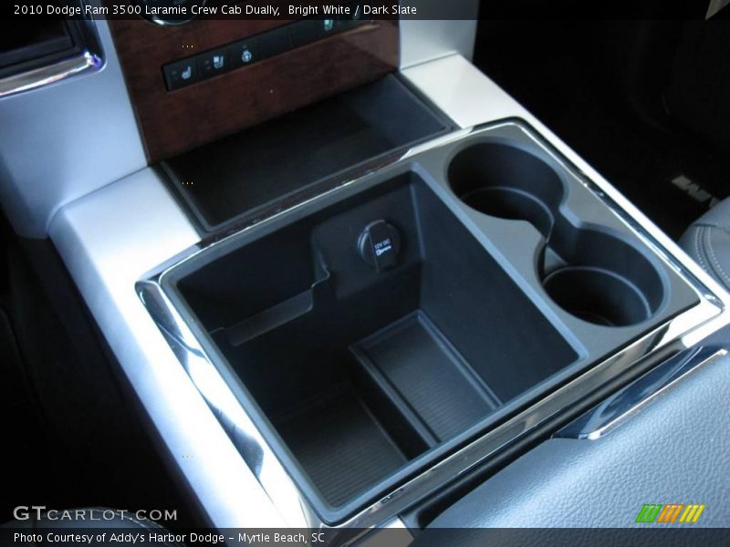 Bright White / Dark Slate 2010 Dodge Ram 3500 Laramie Crew Cab Dually