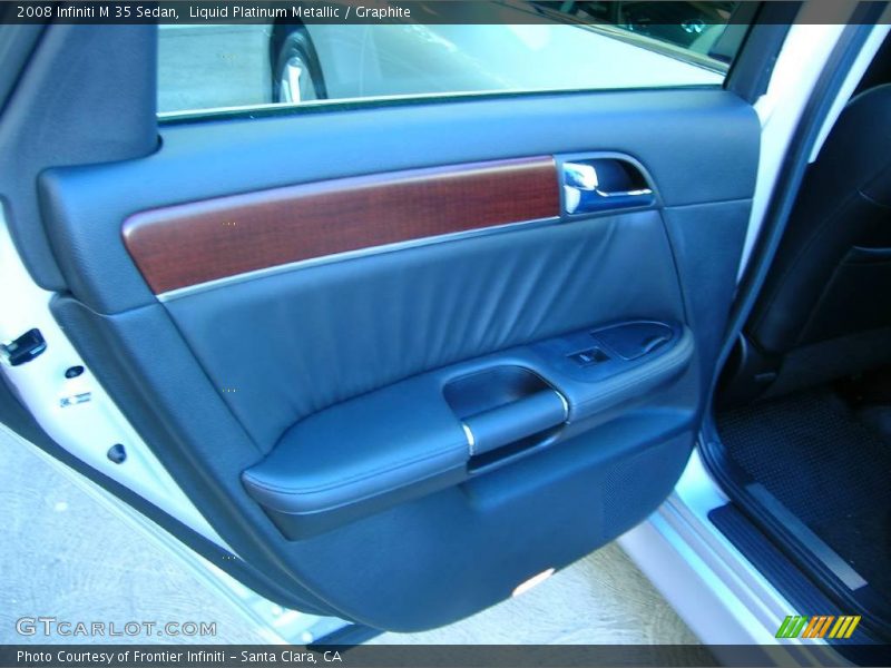 Liquid Platinum Metallic / Graphite 2008 Infiniti M 35 Sedan