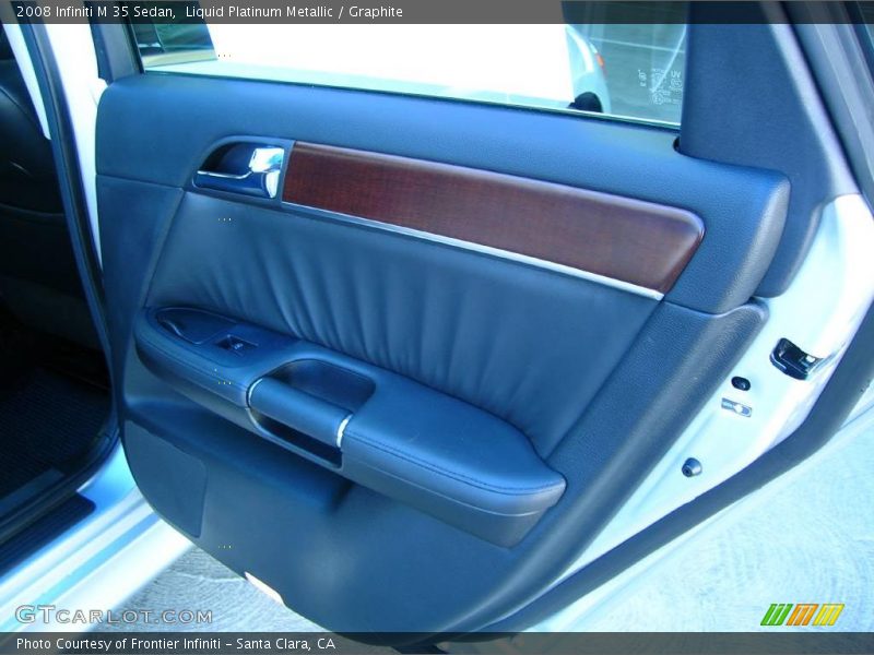 Liquid Platinum Metallic / Graphite 2008 Infiniti M 35 Sedan