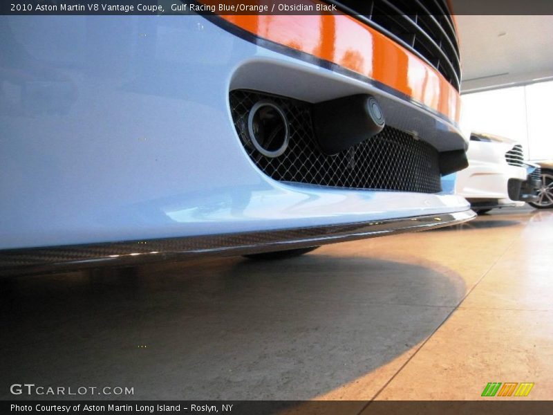 Gulf Racing Blue/Orange / Obsidian Black 2010 Aston Martin V8 Vantage Coupe