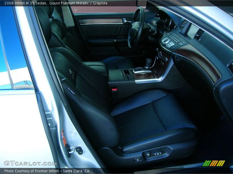 Liquid Platinum Metallic / Graphite 2008 Infiniti M 35 Sedan
