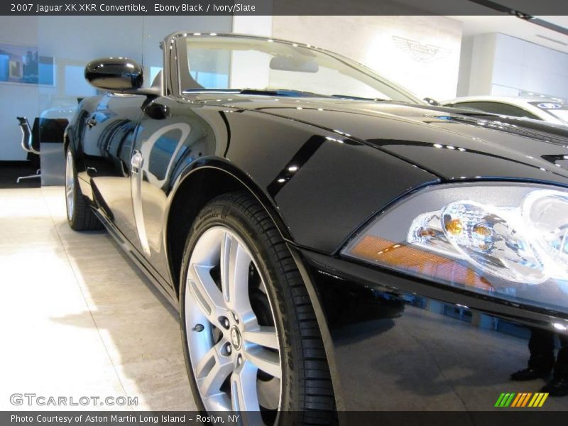 Ebony Black / Ivory/Slate 2007 Jaguar XK XKR Convertible