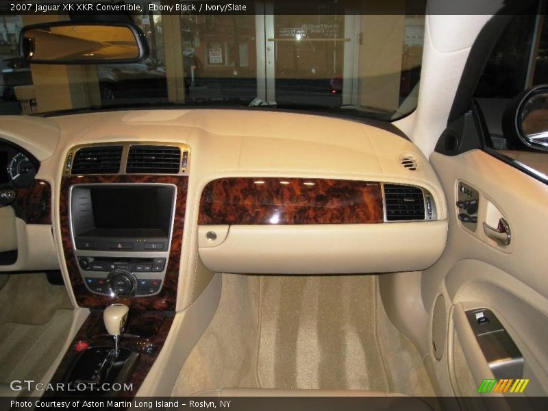 Ebony Black / Ivory/Slate 2007 Jaguar XK XKR Convertible