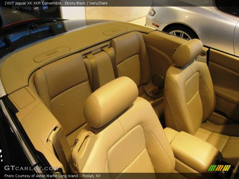 Ebony Black / Ivory/Slate 2007 Jaguar XK XKR Convertible