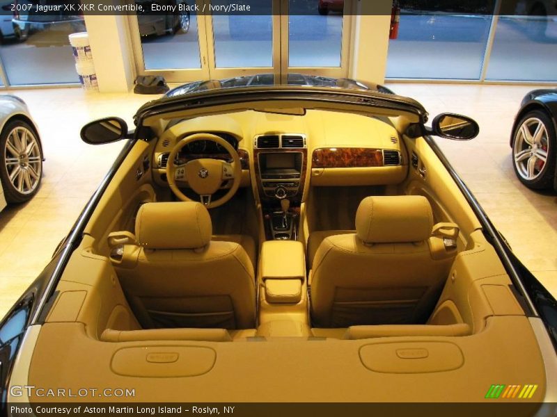 Ebony Black / Ivory/Slate 2007 Jaguar XK XKR Convertible