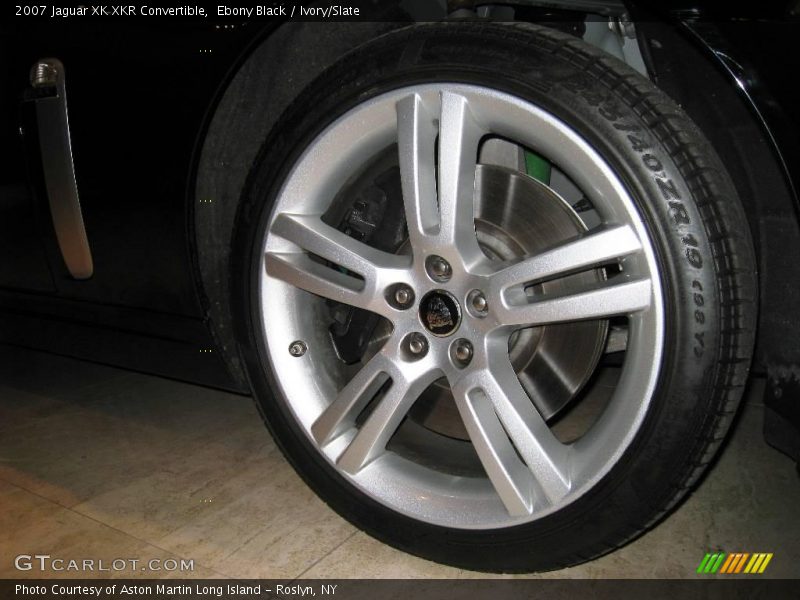 Ebony Black / Ivory/Slate 2007 Jaguar XK XKR Convertible