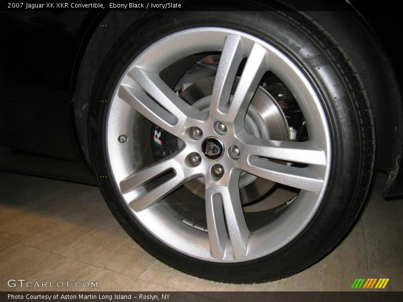 Ebony Black / Ivory/Slate 2007 Jaguar XK XKR Convertible
