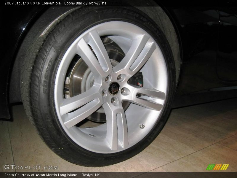 Ebony Black / Ivory/Slate 2007 Jaguar XK XKR Convertible