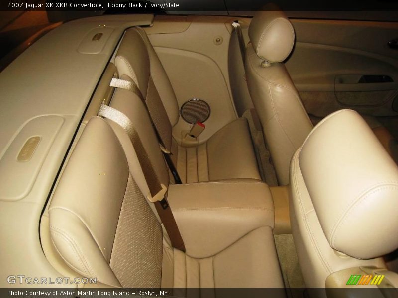 Ebony Black / Ivory/Slate 2007 Jaguar XK XKR Convertible