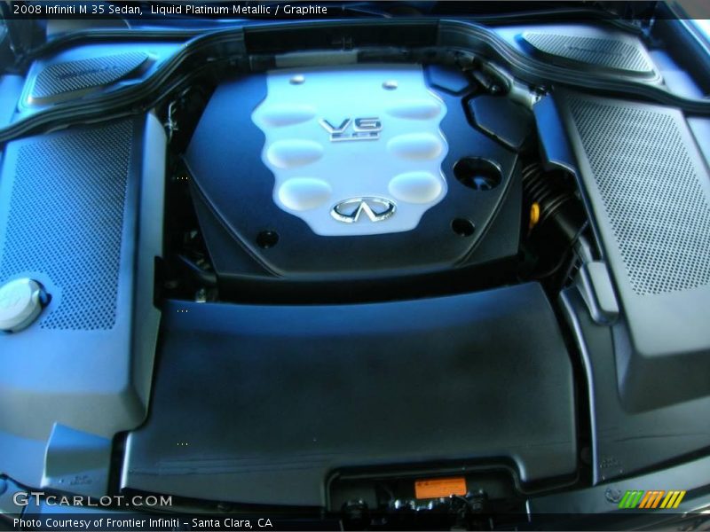 Liquid Platinum Metallic / Graphite 2008 Infiniti M 35 Sedan