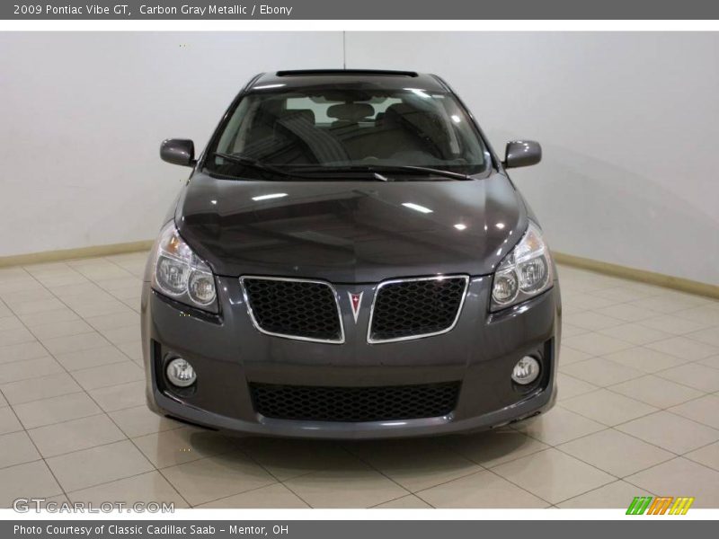 Carbon Gray Metallic / Ebony 2009 Pontiac Vibe GT