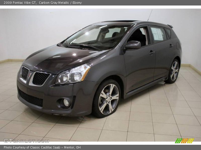 Carbon Gray Metallic / Ebony 2009 Pontiac Vibe GT