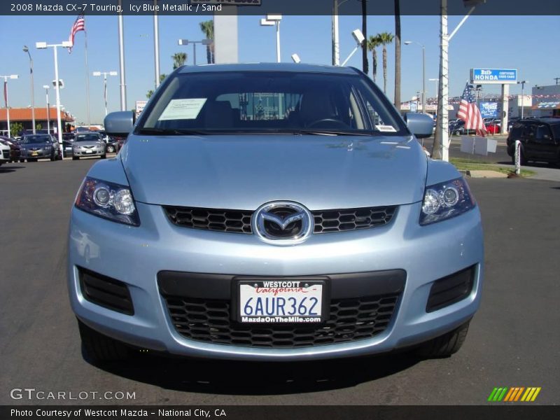 Icy Blue Metallic / Sand 2008 Mazda CX-7 Touring