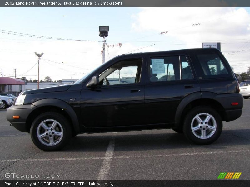 Java Black Metallic / Smokestone 2003 Land Rover Freelander S