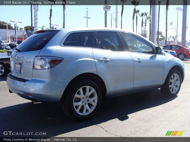 Icy Blue Metallic / Sand 2008 Mazda CX-7 Touring
