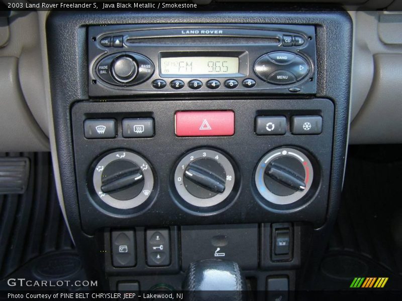 Java Black Metallic / Smokestone 2003 Land Rover Freelander S
