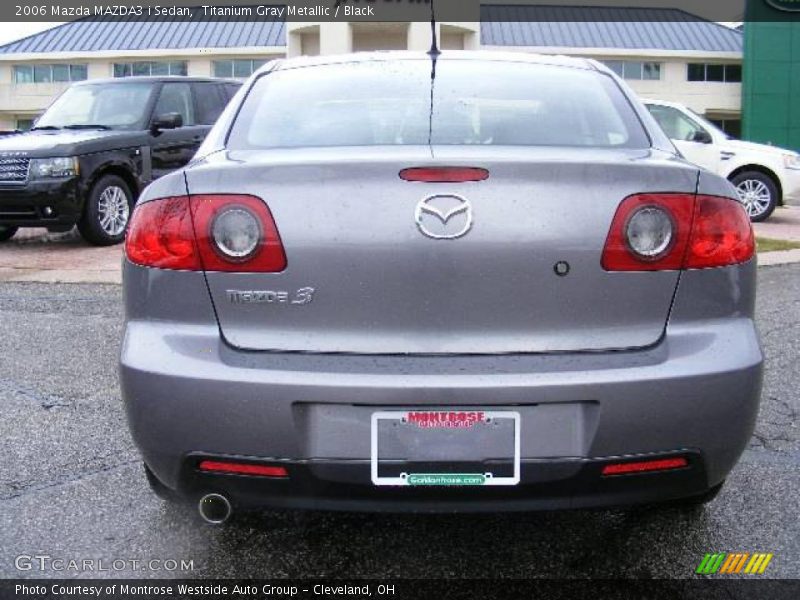 Titanium Gray Metallic / Black 2006 Mazda MAZDA3 i Sedan