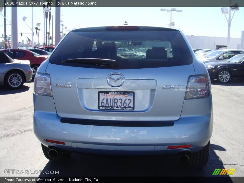 Icy Blue Metallic / Sand 2008 Mazda CX-7 Touring