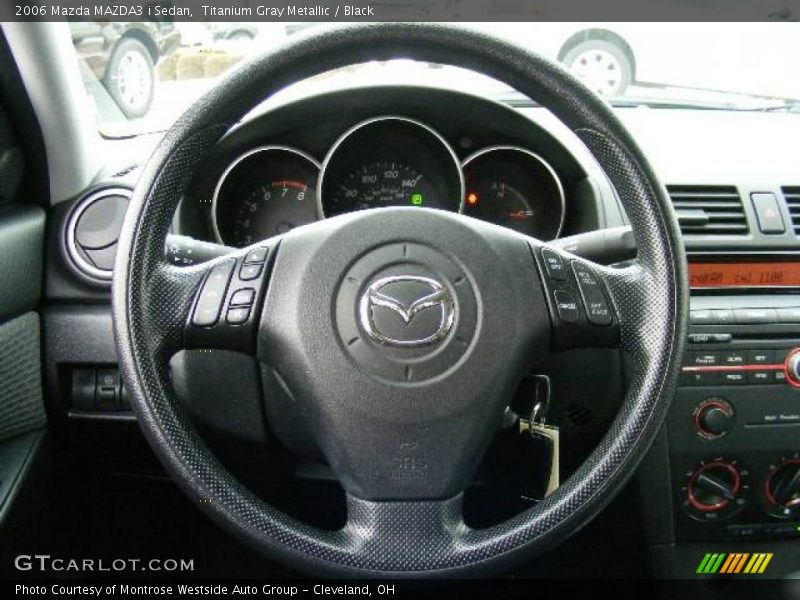 Titanium Gray Metallic / Black 2006 Mazda MAZDA3 i Sedan