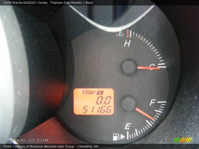 Titanium Gray Metallic / Black 2006 Mazda MAZDA3 i Sedan