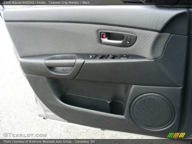 Titanium Gray Metallic / Black 2006 Mazda MAZDA3 i Sedan