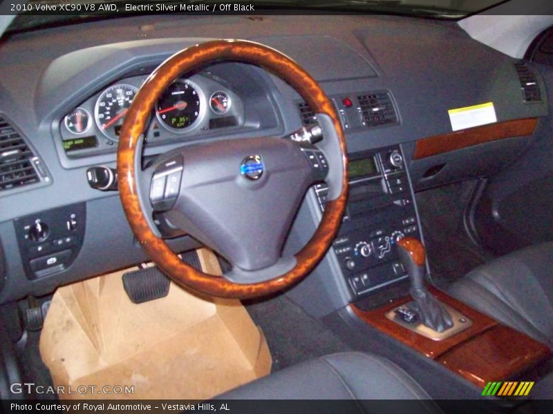 Electric Silver Metallic / Off Black 2010 Volvo XC90 V8 AWD