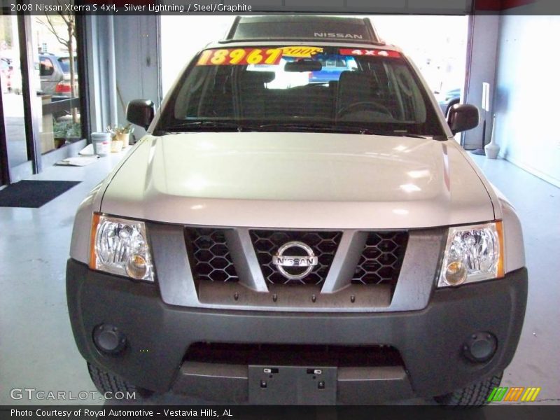 Silver Lightning / Steel/Graphite 2008 Nissan Xterra S 4x4