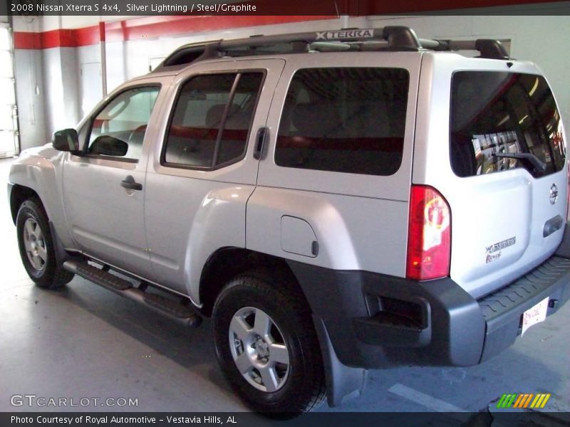 Silver Lightning / Steel/Graphite 2008 Nissan Xterra S 4x4