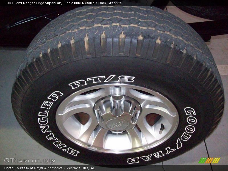 Sonic Blue Metallic / Dark Graphite 2003 Ford Ranger Edge SuperCab