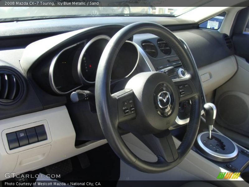 Icy Blue Metallic / Sand 2008 Mazda CX-7 Touring