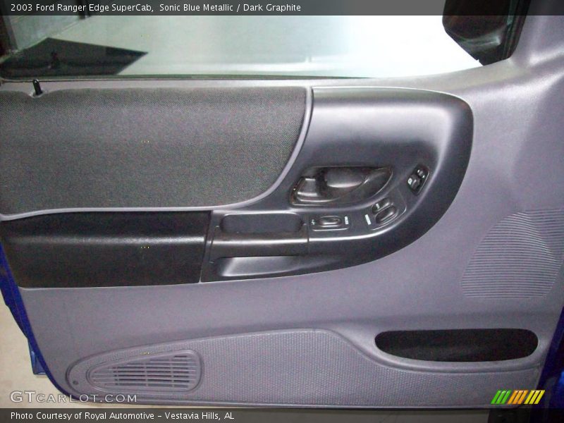Sonic Blue Metallic / Dark Graphite 2003 Ford Ranger Edge SuperCab