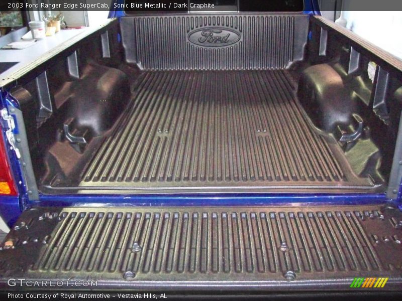 Sonic Blue Metallic / Dark Graphite 2003 Ford Ranger Edge SuperCab