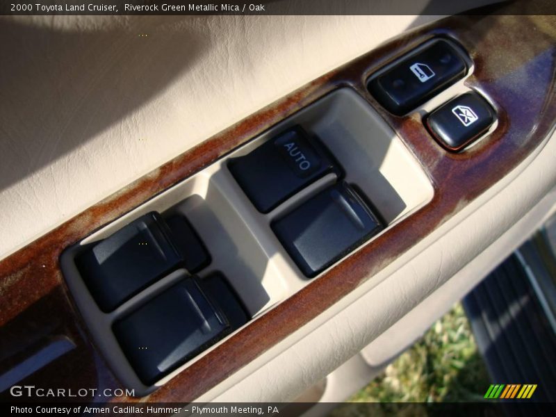 Riverock Green Metallic Mica / Oak 2000 Toyota Land Cruiser