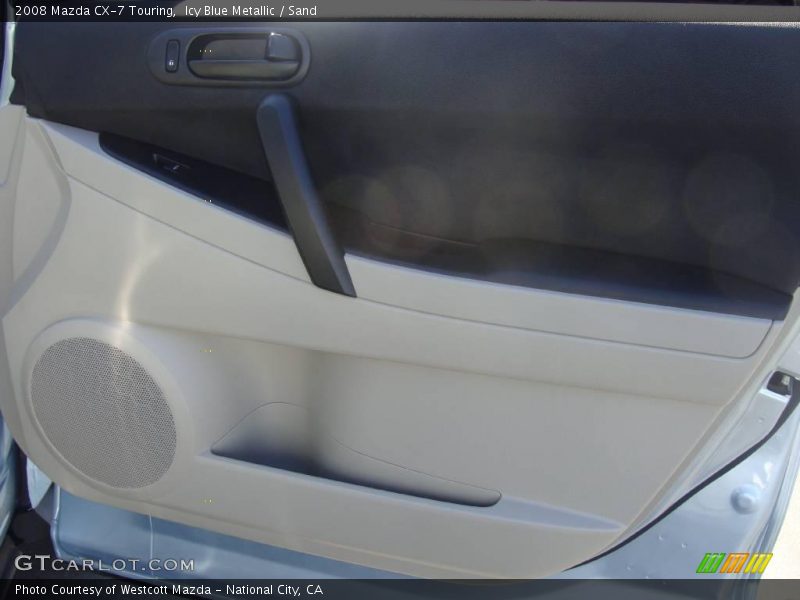 Icy Blue Metallic / Sand 2008 Mazda CX-7 Touring