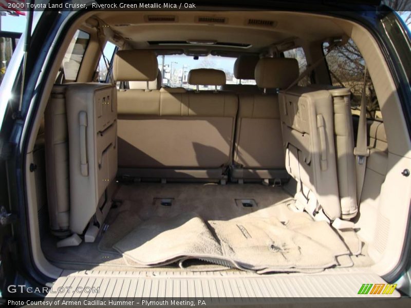 Riverock Green Metallic Mica / Oak 2000 Toyota Land Cruiser